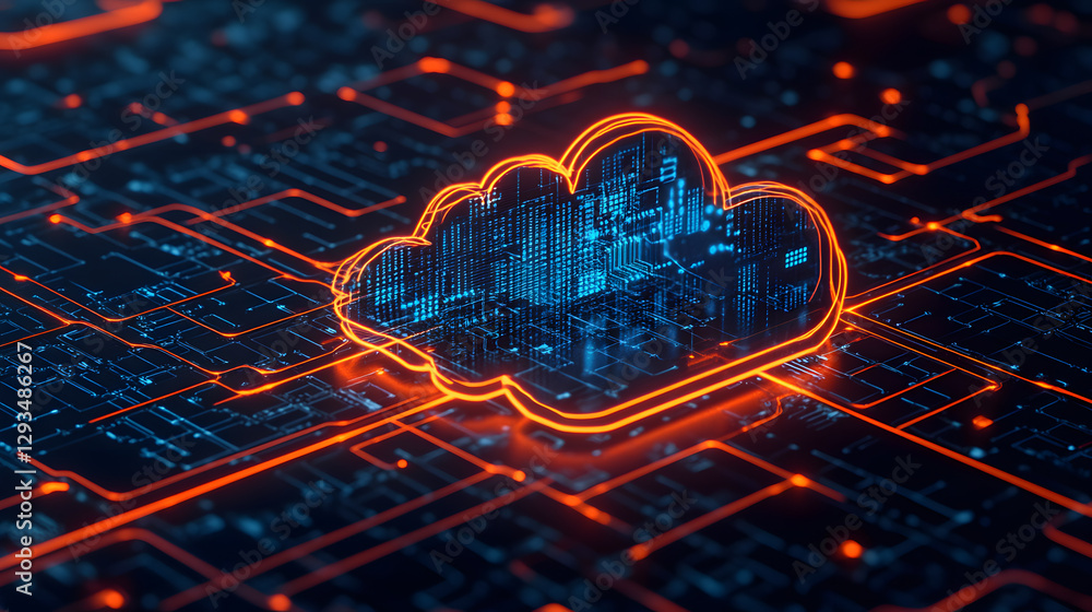 Poster ai-driven cloud security system enhancing oracle technology digital environment data protection futu