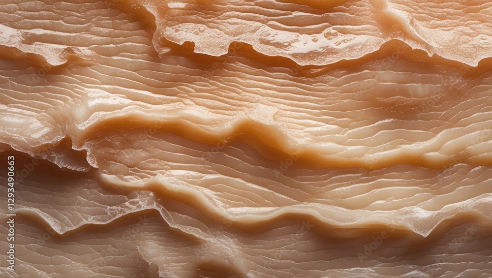 Poster Textured abstract background with soft ripples resembling skin showcasing earthy tones and fluid lines for artistic and design purposes.