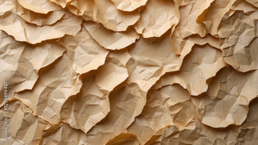 Poster crinkled paper texture background ideal for artistic projects or graphic design applications. perfec