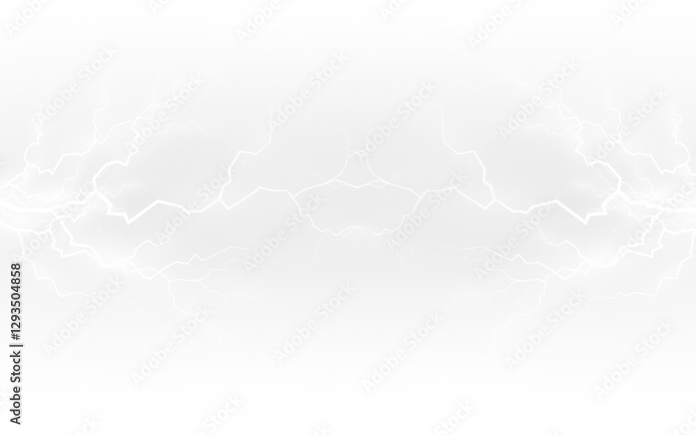 Wall mural the effect of lightning thunderstorm and lightning