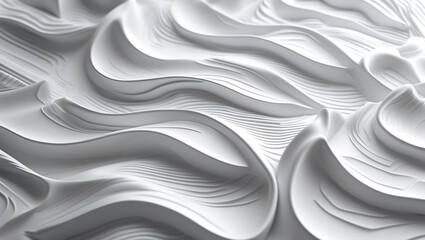 Obraz premium Minimalist embossed white texture