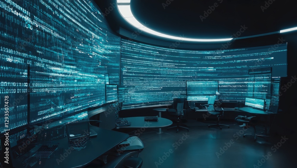 Poster coding room's immersive digital environment