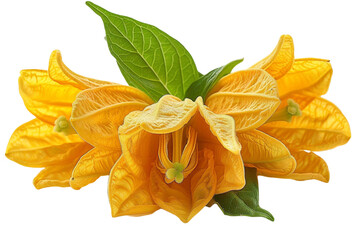 Fototapeta premium Ylang-Ylang Flower Isolated on Transparent Background