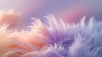 Obraz premium Pastel color soft Feather abstract background