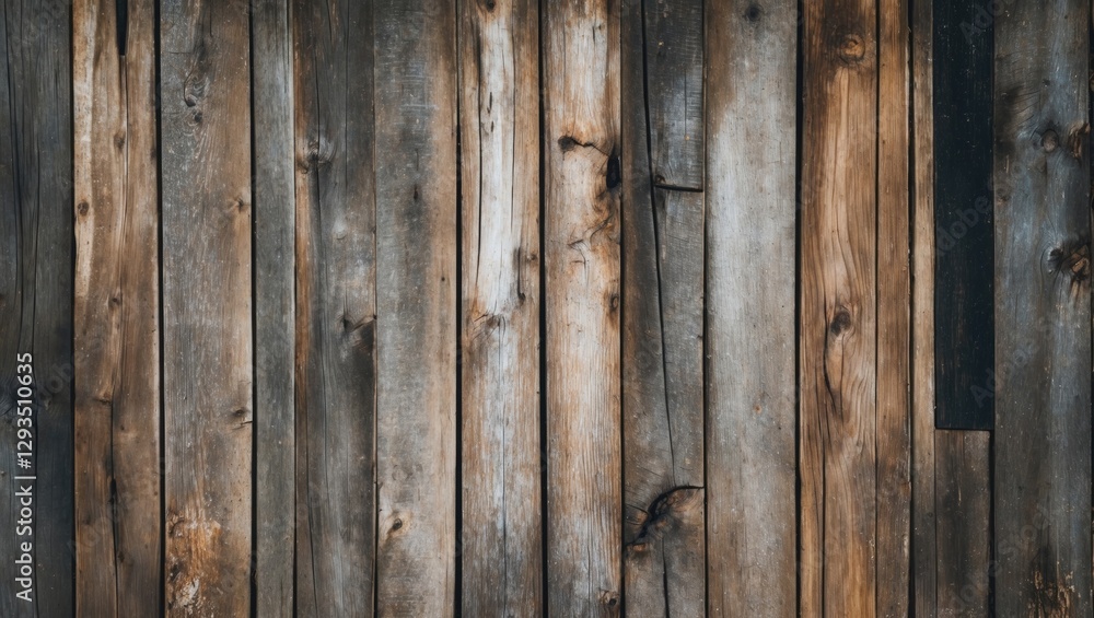 Poster rustic wooden background with weathered planks showcasing natural textures and tones for use in desi