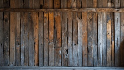 Rustic wooden wall texture as artistic background for home decor design and photography projects.