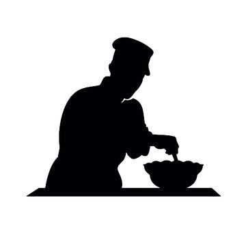 recommend clip art: silhouette of a chef