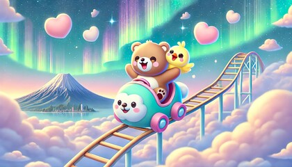 クマのジェットコースター