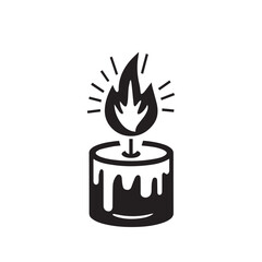 candle design vector