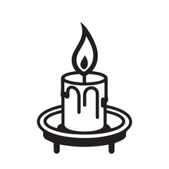 candle design vector