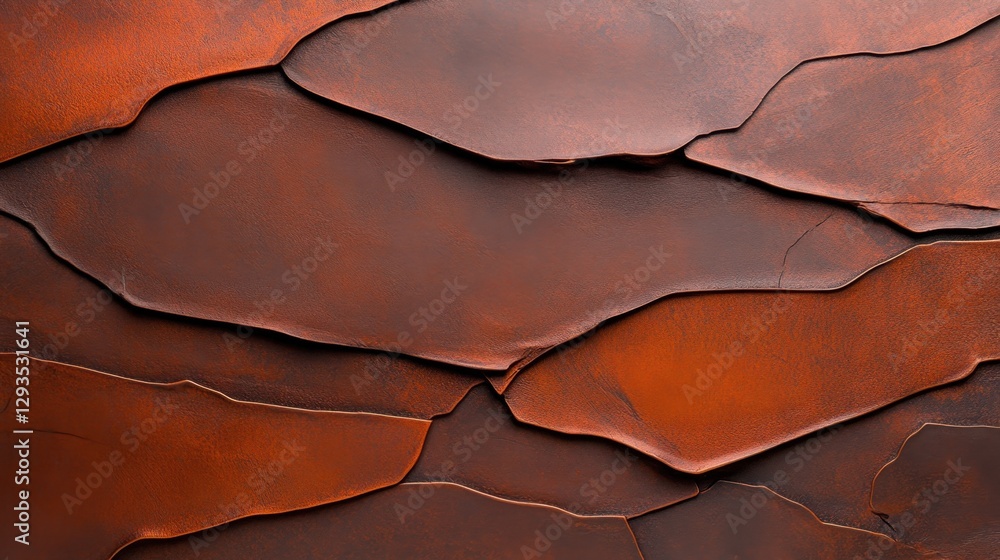 Poster copper bronze background with ancient armor texture and battle-worn pattern