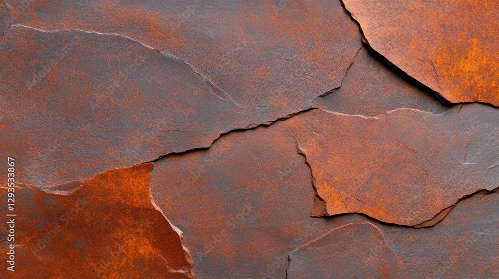 Poster rust background with aged parchment texture and faded pattern