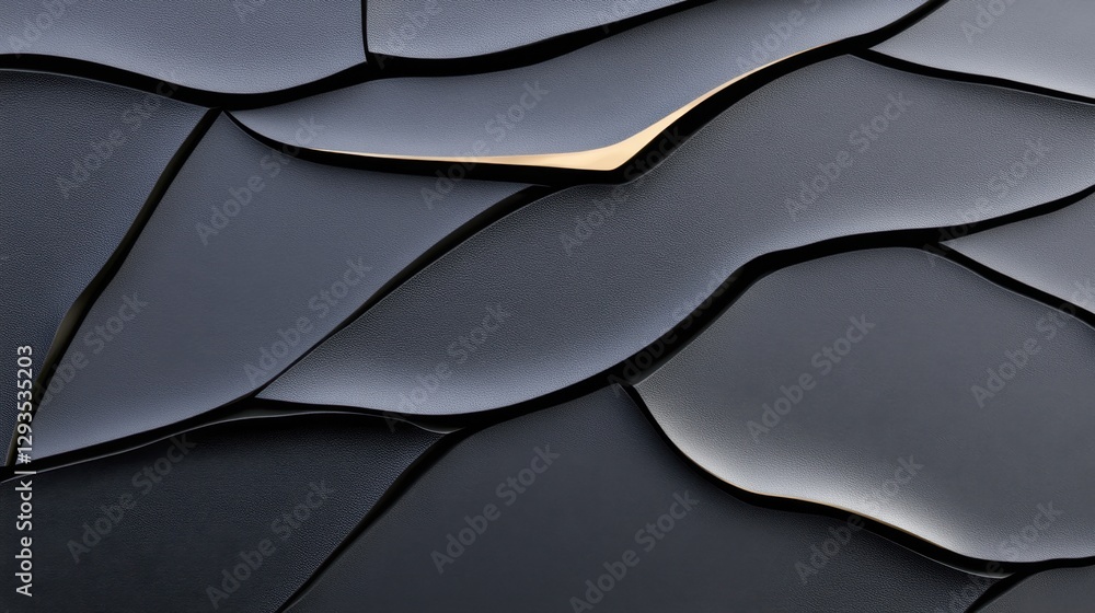 Poster stone gray background with artificial leather texture and elegant blurred pattern