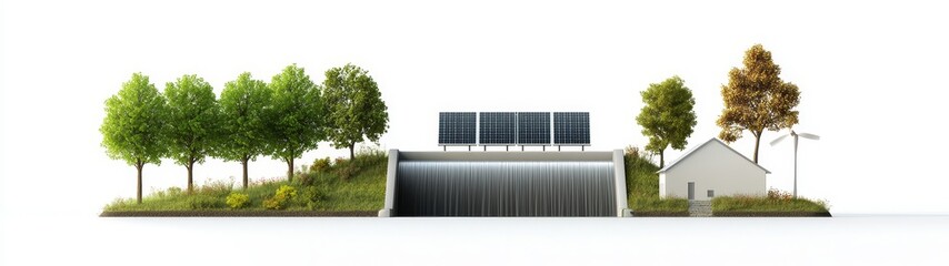 Conceptual Model of Sustainable Renewable Energy and Green Living