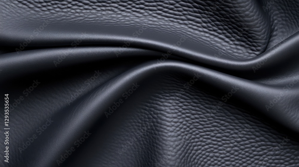 Poster cool gray background with artificial leather texture and gentle blurred pattern