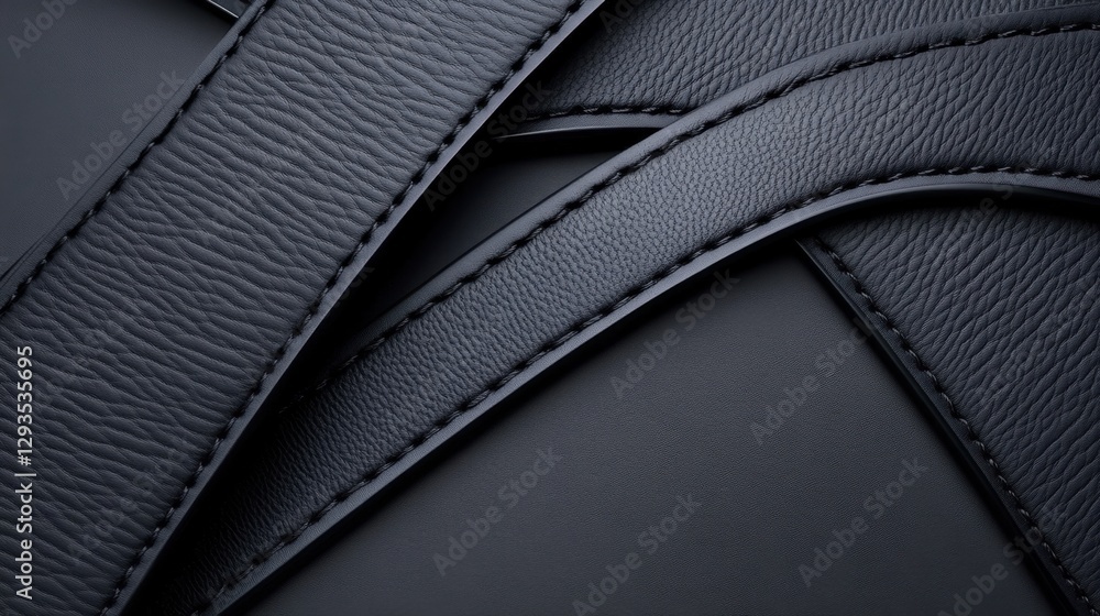 Poster cool gray background with artificial leather texture and gentle blurred pattern