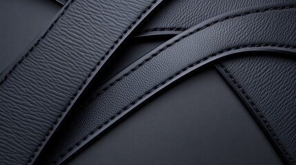 Cool gray background with artificial leather texture and gentle blurred pattern