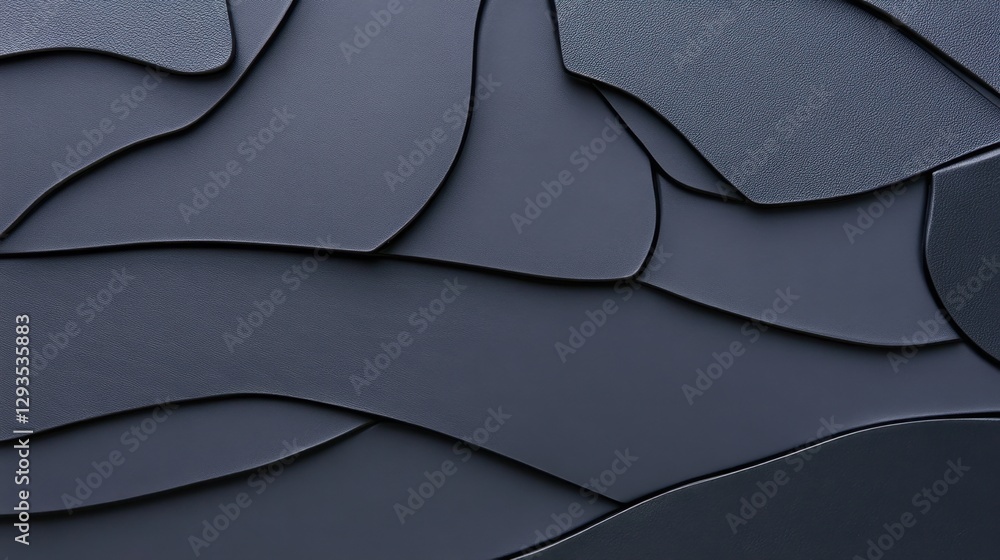 Poster dark gray background with artificial leather texture and subtle blurred pattern