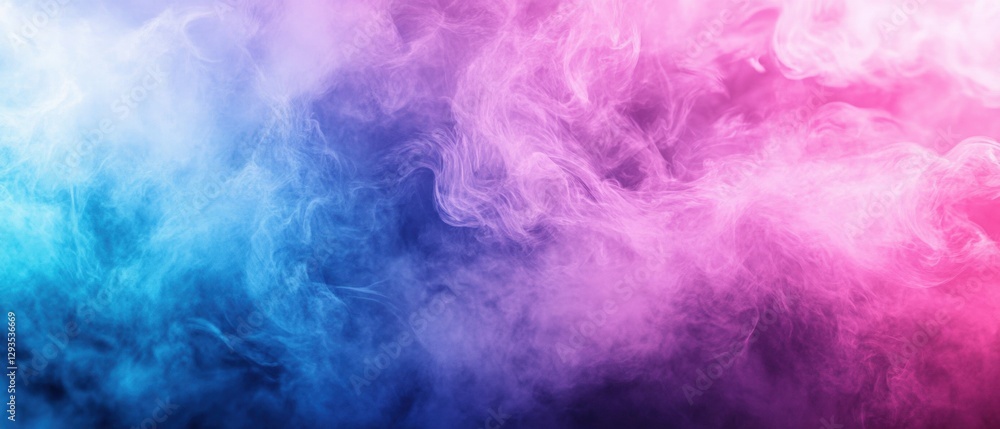 Poster colorful smoke background with swirling patterns creating an enigmatic and artistic visual experienc