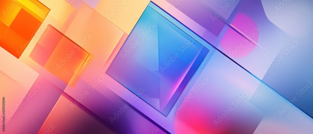 Aufkleber vibrant colorful abstract background with dynamic patterns and eye-catching blends ideal for creativ