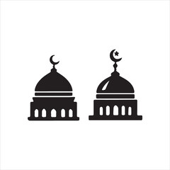 Obraz premium taj mahal vector illustration