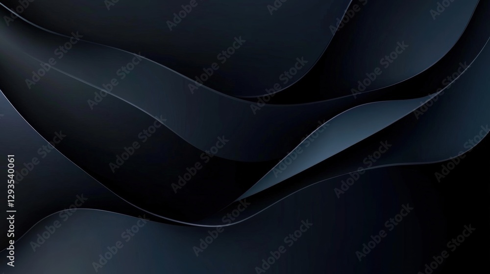 Poster simplistic black background with a deep black texture creating an elegant and minimalistic design pe