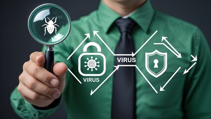 Process of Identifying and Dealing with Computer Viruses