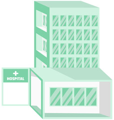 Modern Hospital Building and Healthcare Architecture