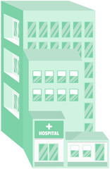 Modern Hospital Building and Healthcare Architecture