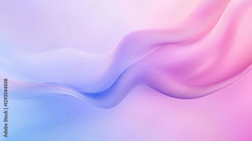 Aufkleber soft pink and blue background blending harmoniously to create a serene and calming visual experience