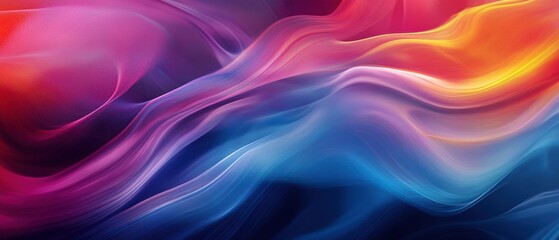 Fototapeta premium Vibrant abstract background with a colorful palette of shapes and patterns creating a dynamic visual experience