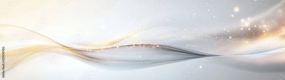 Aufkleber ethereal abstract background with soft waves and gentle light effects