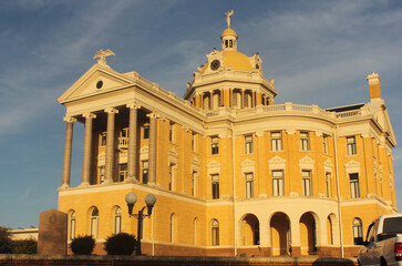 Historic Harrison County Courthouse Located in Marshall TX