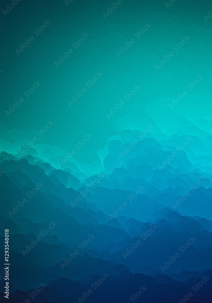 Poster this abstract background features a blue to green gradient and a flowing light ribbon, offering a ve