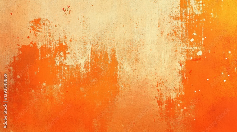 Aufkleber bright and fresh orange and white background creating a clean and inviting atmosphere for various de