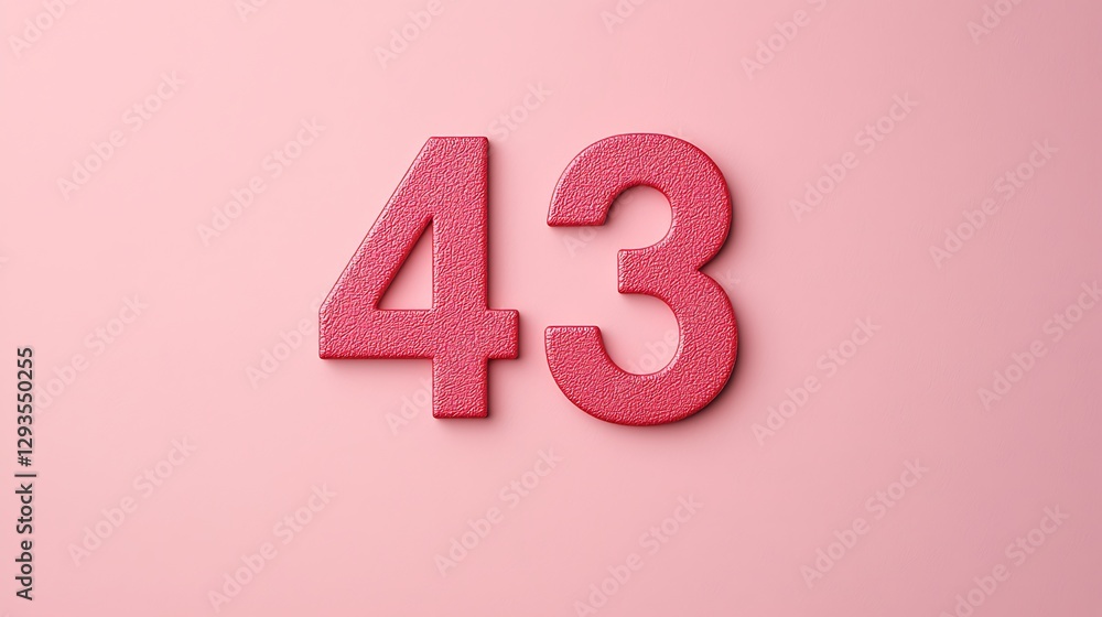 Poster the image features the number 