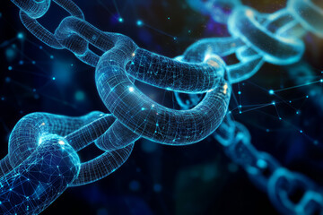 A futuristic quantum AI-powered interface, displaying glowing cybernetic encryption nodes, pulsating holographic blockchain security symbols, and swirling digital machine learning pathways. The