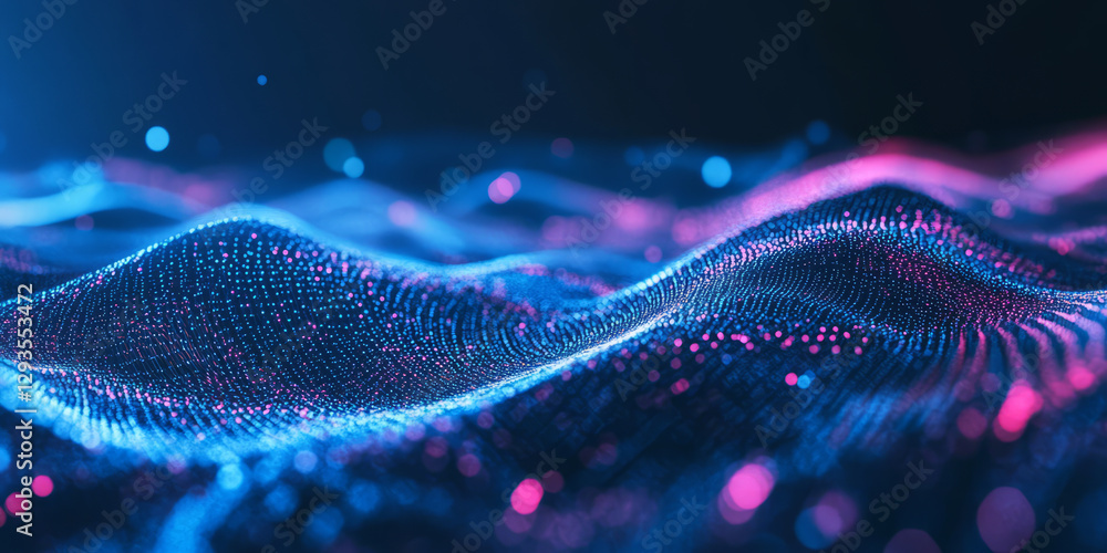Poster a mesmerizing abstract background featuring swirling neon light vortexes, seamlessly twisting into a