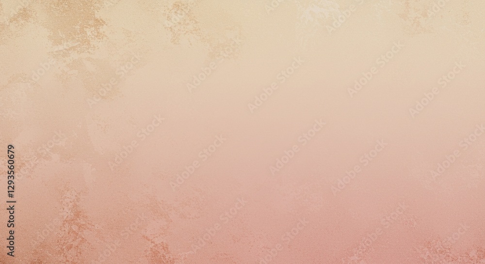Poster this abstract image features a textured gradient with speckled details, transitioning between cream 