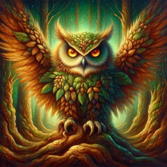 Fototapeta premium Sentinel of the Ancient Grove