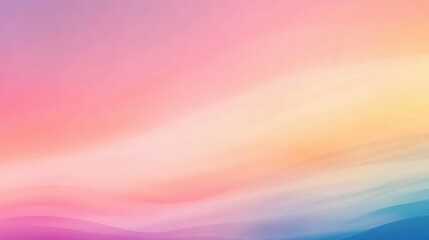 An abstract composition of a lighthouse in the distance, with blurred waves and a colorful sunset in the background