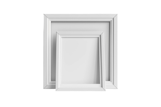 Computer Window Frame Isolated on Transparent Background