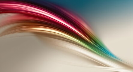 Naklejka premium abstract modern background with colorful lines with glossy and gradient effects