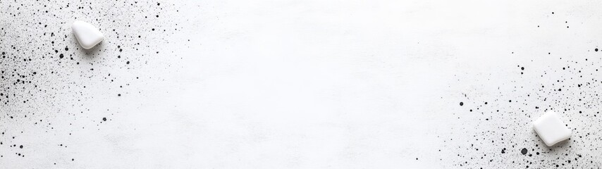 White Background with Grunge Texture and Subtle Black Speckles