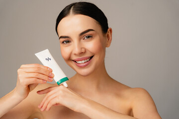 Bright image showcasing skincare with a focus on health, beauty, and dermatological care.