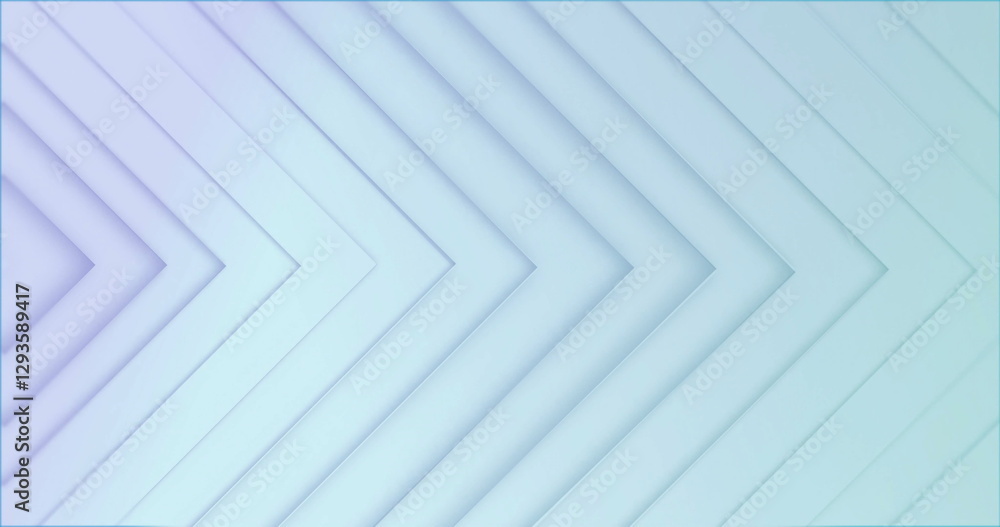 Poster image of moving white arrow shapes in row