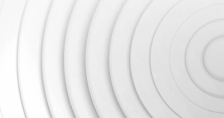 Obraz premium Image of white circles moving on white background
