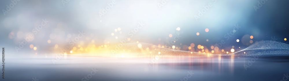 Aufkleber abstract blurred background with shimmering light and gentle waves