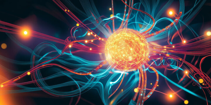 A mesmerizing futuristic AI-driven high-speed quantum computing cluster, displaying glowing cybernetic real-time superposition processing pathways, pulsating holographic parallel computation grids,