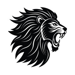 lion head silhouette